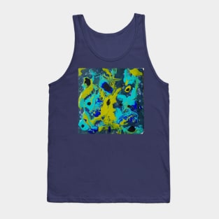 Abstraction azul 3 Tank Top